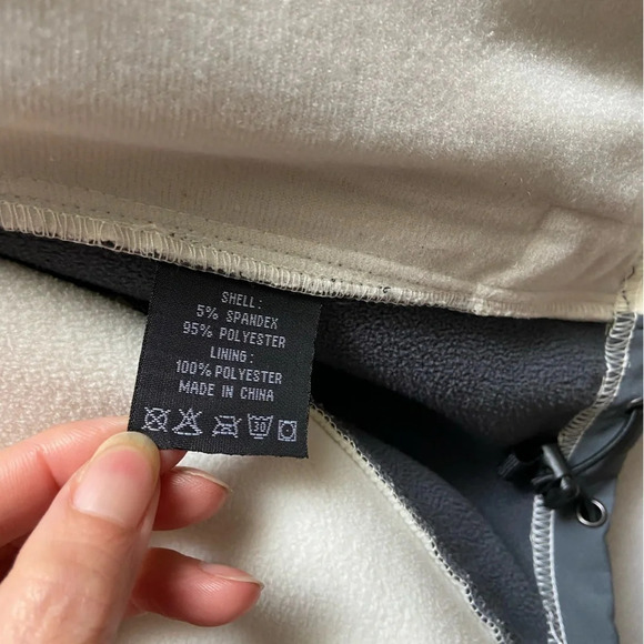 Whiteridge Xtreme Series Cream  Fleece Golf Short Sleeve full zip jacket Sz S - Picture 12 of 15